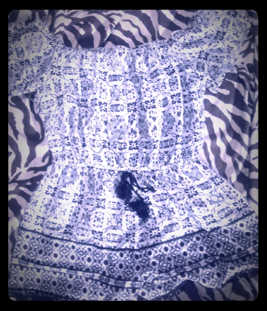 Off the shoulder romper